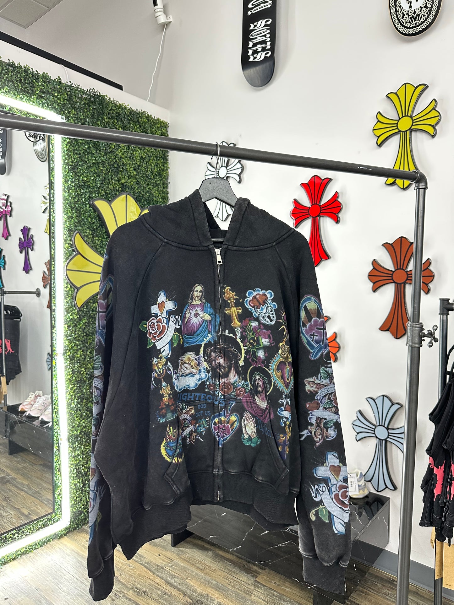 Righteous Zip-Up Black