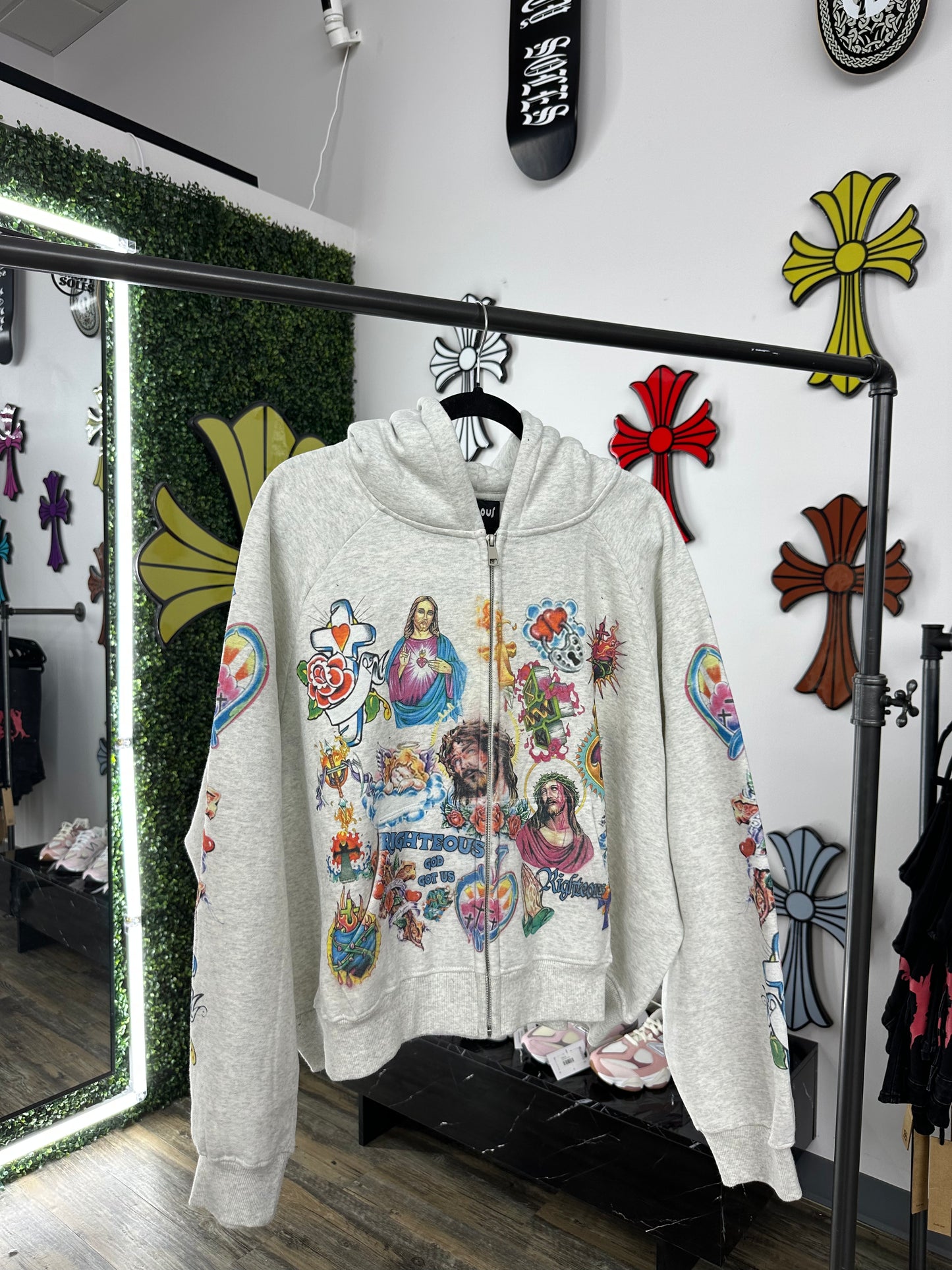 Righteous Zip-Up Grey